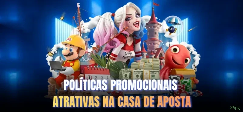 Imagem promocional do cassino online da 26pg mostrando jogos ao vivo